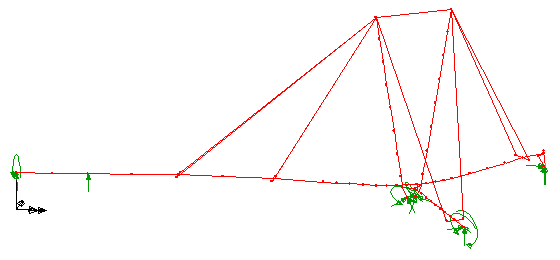 주요 모드 형상의 애니메이션 (대폭 과장됨)