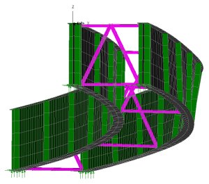 좌굴 해석 이미지