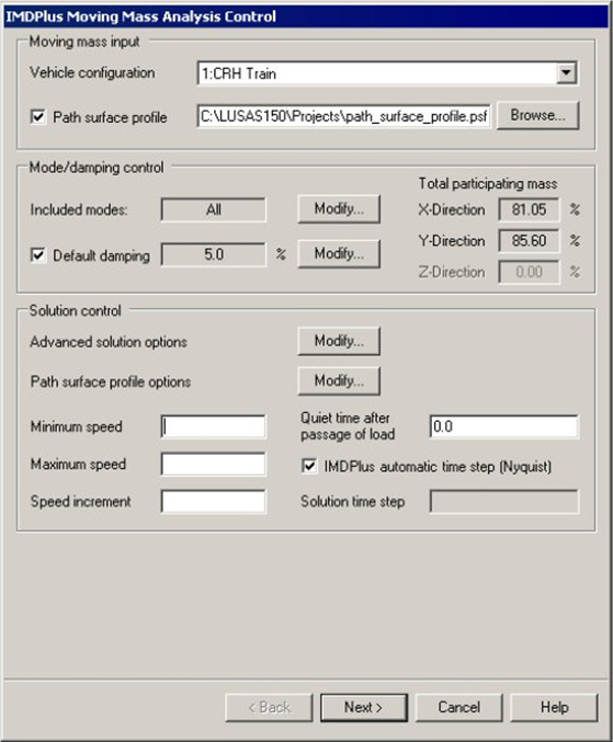 Vehicle Speed Specification