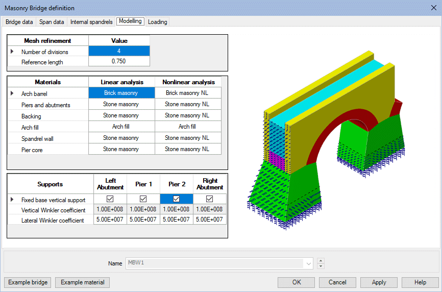 Masonry Bridge Wizard Interface 4