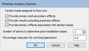 Image of Prestress Analysis Options